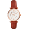 Horlogeband Fossil ES4428 Leder Bruin 16mm
